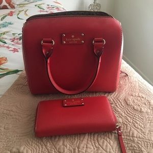 Kate spade purse and clutch set